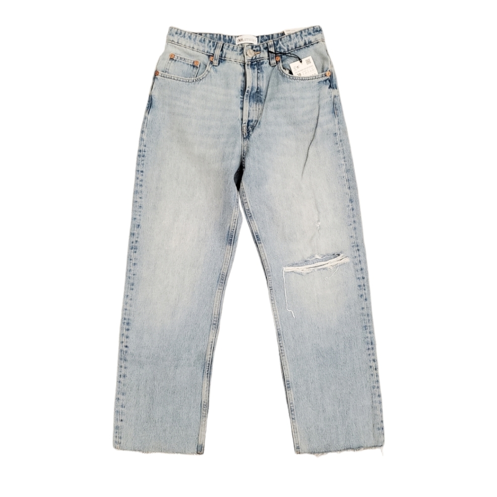 NWT Zara High Rise Ankle Length Jeans